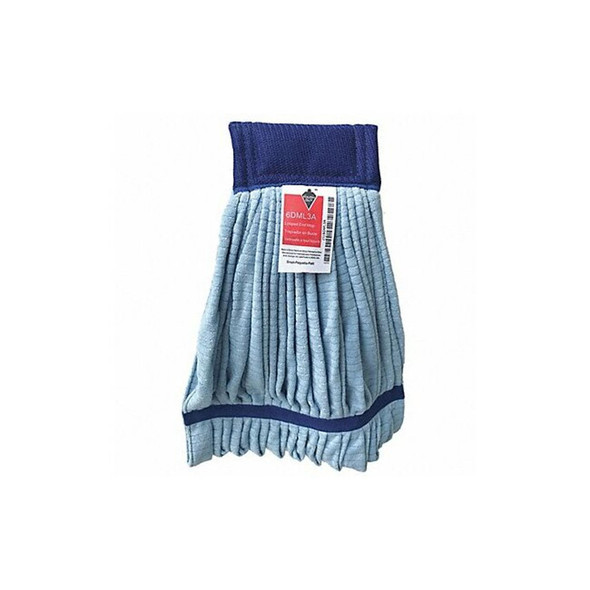 Tough Guy Wet Mop,Blue,Microfiber 6DML3 Tough Guy Wet Mop,Blue,Microfiber 6DML3