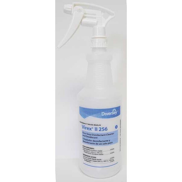 Diversey Trigger Spray Bottle,12 1/2"H,White,PK12 130252