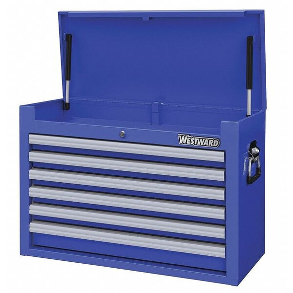 Westward Powder Coated Blue,Light Duty,Top Chest 32H835 Westward Powder Coated Blue,Light Duty,Top Chest 32H835