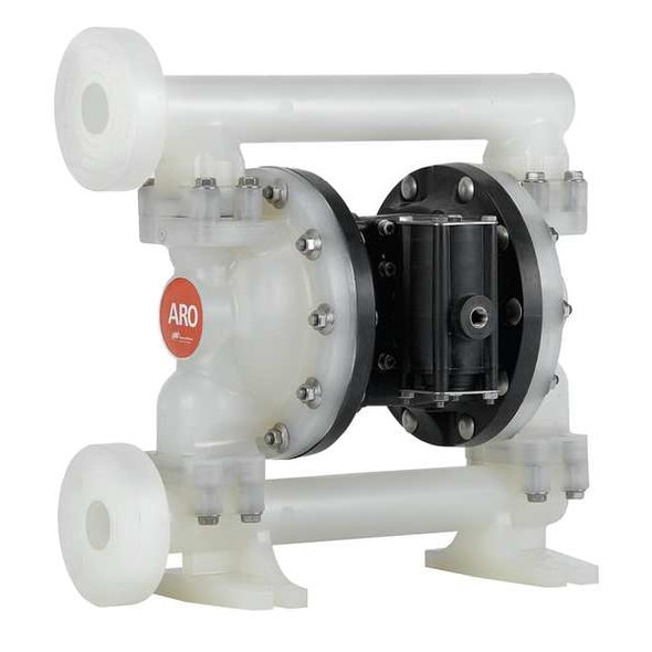 Double Diaphragm Pump, Polypropylene, Air Operated, PTFE, 53 GPM