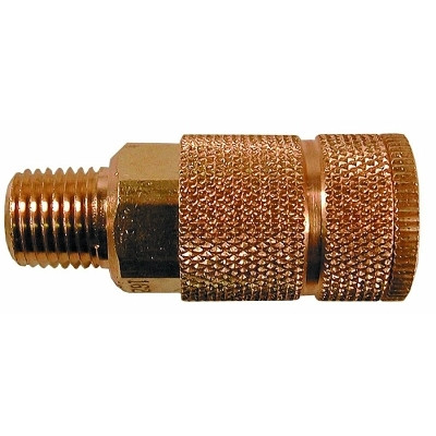 Coilflow Automotive "Tru-Flate" Interchange Series Couplers, 1/4 in (NPT) M