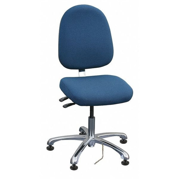 Bevco Vinyl Task Chair, 22" to 29-1/2", Black 9351M-E-BKV