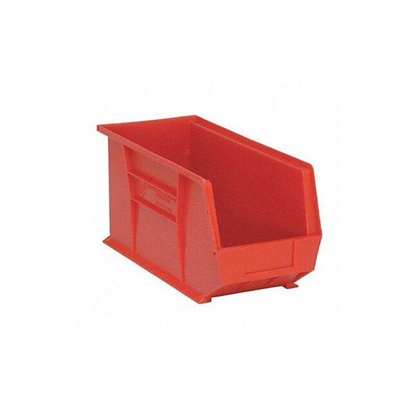 Quantum Storage Systems HangandStackBin,18inL,8.25inW,Plastic QUS265RD