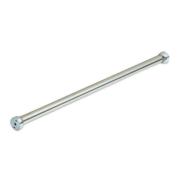 Manufacturer Varies Shower Rod,SS,42 in L,Chrome Plated 4EEW3
