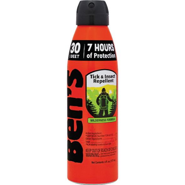 Ben's 30% Deet 6 Oz. Insect Repellent Aerosol Spray 0006-7178