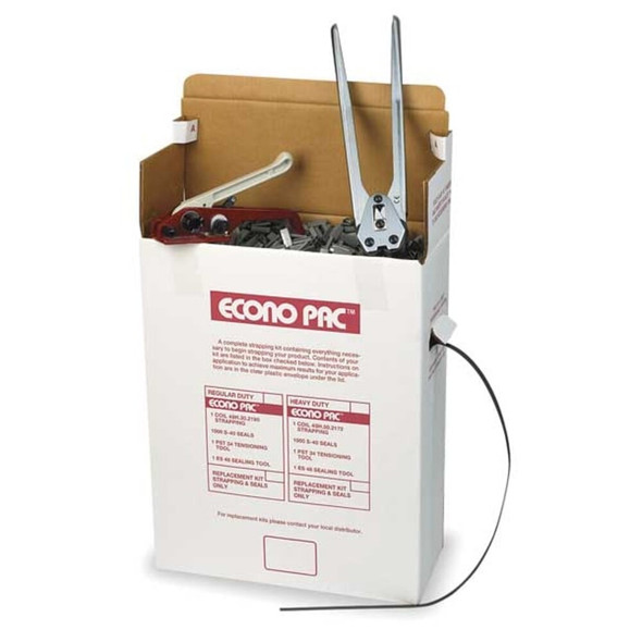 Manufacturer Varies PlasticStrappingKit,500lb,Polypropylene 2CXL5