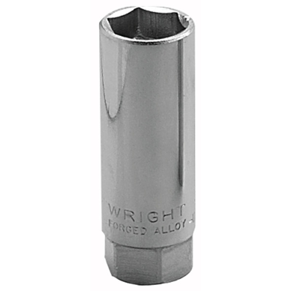 3/8" Dr. Spark Plug Sockets, 3/8 in Drive, 18 mm, 6 Points