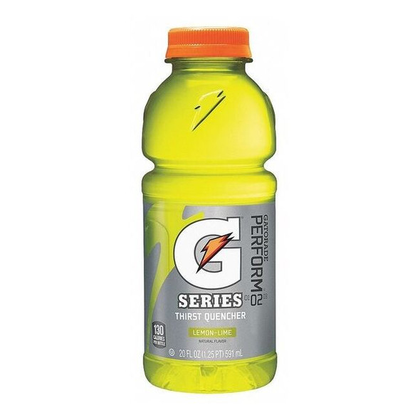 Gatorade G Series Sports Drink, 20 oz ready to drink, Lemon-Lime, PK24 32868