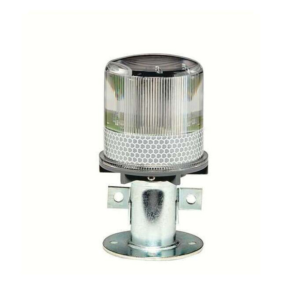 Tapco Warning Light, White, (4) LED, 1.2V, 60 FPM, 3 3/4 in Dia. 3337-00003