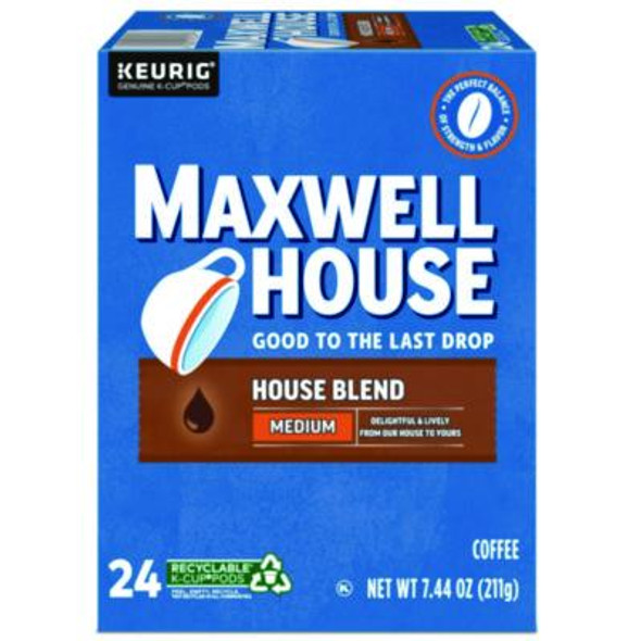 Maxwell House® House Blend Coffee K-Cups, 24/box 5000363643 Maxwell House® House Blend Coffee K-Cups, 24/box 5000363643