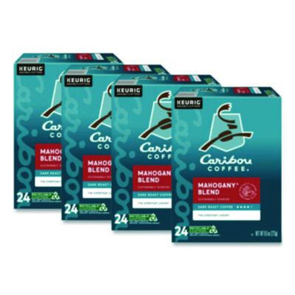 Caribou Coffee® Mahogany Coffee K-Cups, 96/carton 5000330134 Caribou Coffee® Mahogany Coffee K-Cups, 96/carton 5000330134