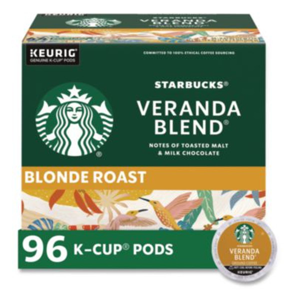 Starbucks® Veranda Blend Coffee K-Cups, 24/box, 4 Box/carton 12434950 Starbucks® Veranda Blend Coffee K-Cups, 24/box, 4 Box/carton 12434950