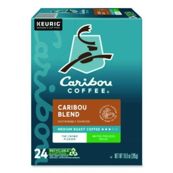 Caribou Coffee® Caribou Blend Decaf Coffee K-Cups, 24/box 5000330137 Caribou Coffee® Caribou Blend Decaf Coffee K-Cups, 24/box 5000330137