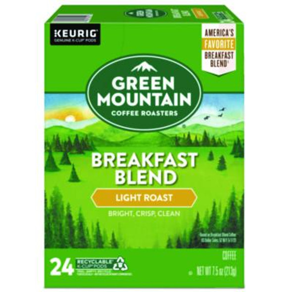 Green Mountain Coffee® Breakfast Blend Coffee K-Cup Pods, 24/box 5000378718