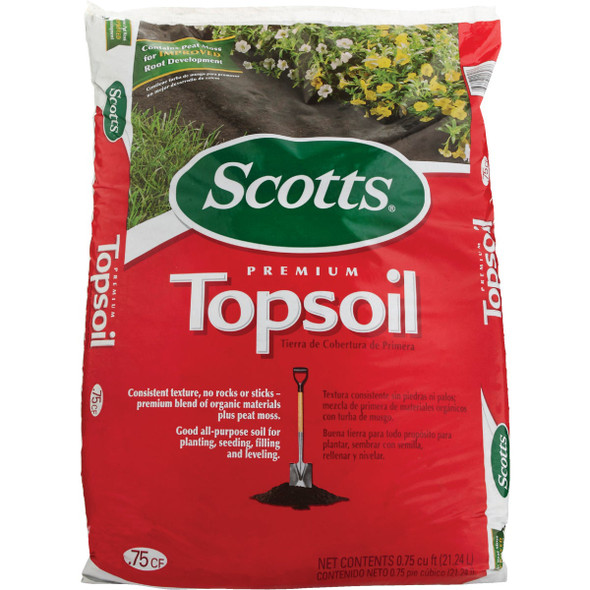 Scotts 0.75 Cu. Ft. 14 Lb. All Purpose Premium Top Soil 71130756 743242