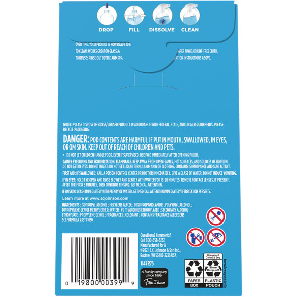 Windex Dissolve Glass Cleaner Concentrated Pod Refills (2-Pack)