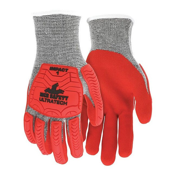 Coated Gloves, Cut Level A5 ,Dipped ,Foam Nitrile ,Sandy ,M 12 PK
