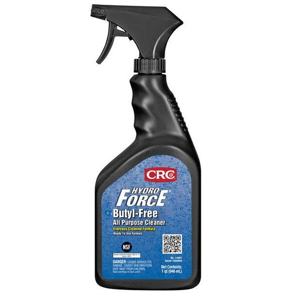 Crc All-purpose Cleaner/Degreaser, Trigger Spray Bottle, 32 oz, Unscented 14401
