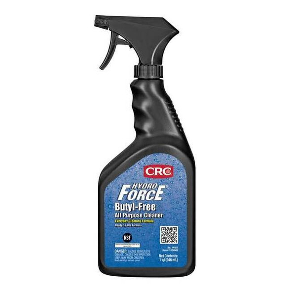 Crc All-purpose Cleaner/Degreaser, Trigger Spray Bottle, 32 oz, Unscented 14401