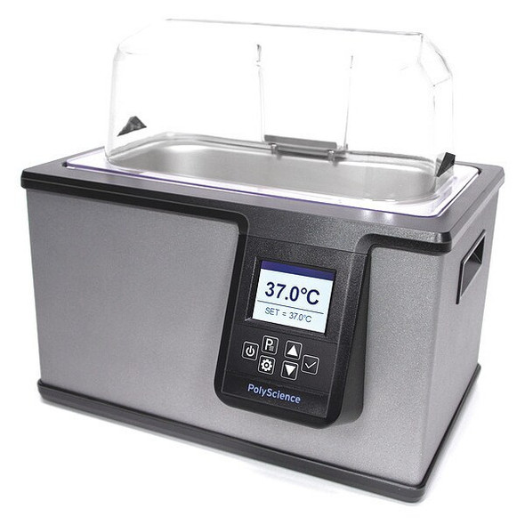 Polyscience Water Bath,120V,Digital Display,3.3A,5L WBE05L11B