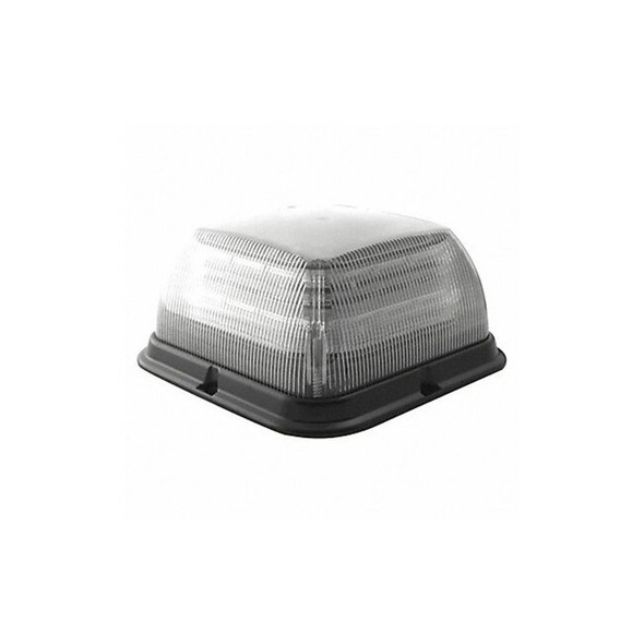 Ecco Beacon Light,Amber, Clear,3-5/16" H EB7185CAC