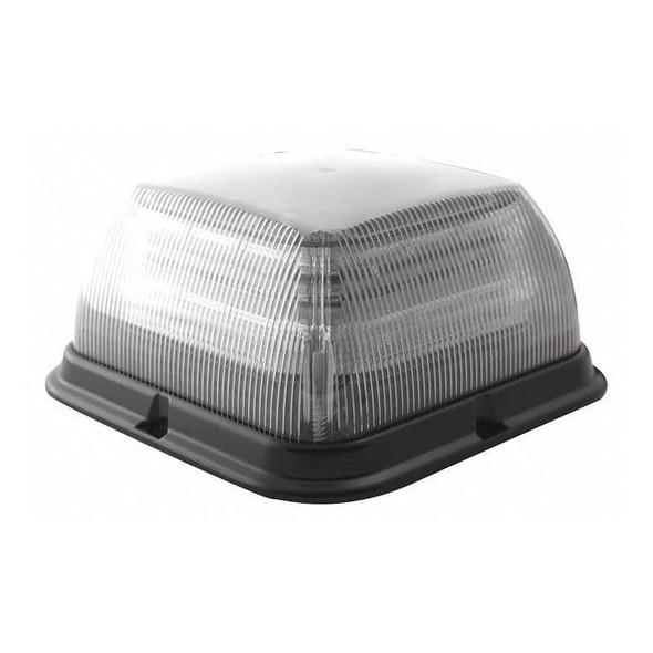 Ecco Beacon Light,Amber, Clear,3-5/16" H EB7185CAC