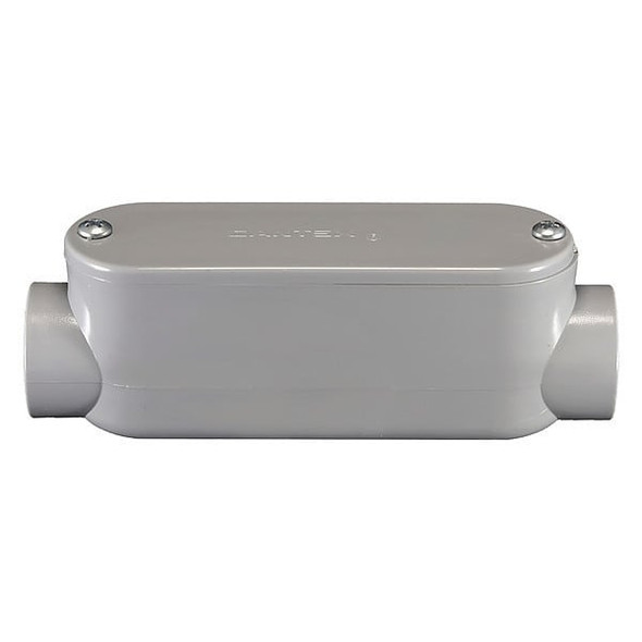 Cantex Conduit Outlet Body, PVC, C, Conduit Outlet Body Hub Size: 1/2" 5133101