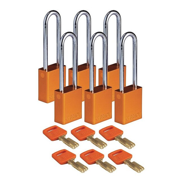 Brady ALU-ORG-76ST-KA6PK