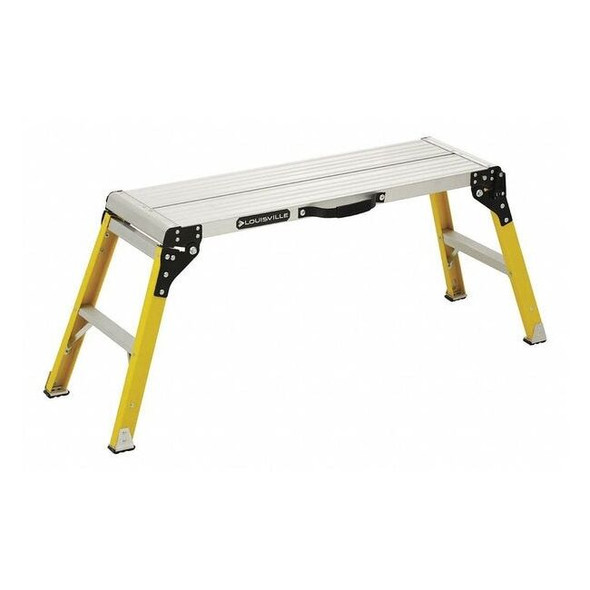 Louisville 21 in. Fiberglass Fold-Up Work Platform L-3042-03