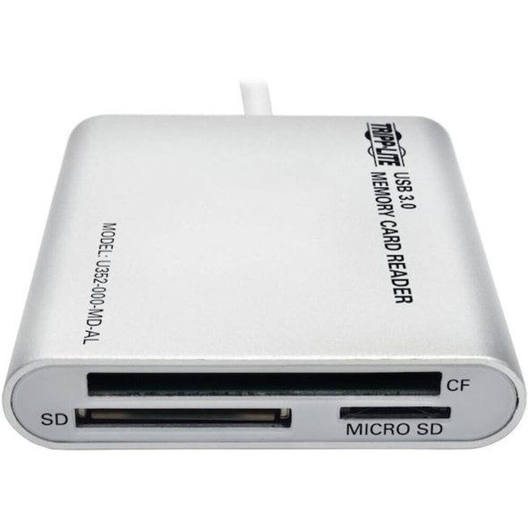 Tripp Lite USB 3.0 Memory Media Reader,Aluminum U352-000-MD-AL