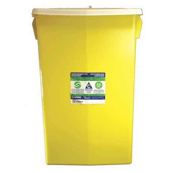 Covidien Chemo/Sharps Container,18 Gal.,Hinged S18C019989