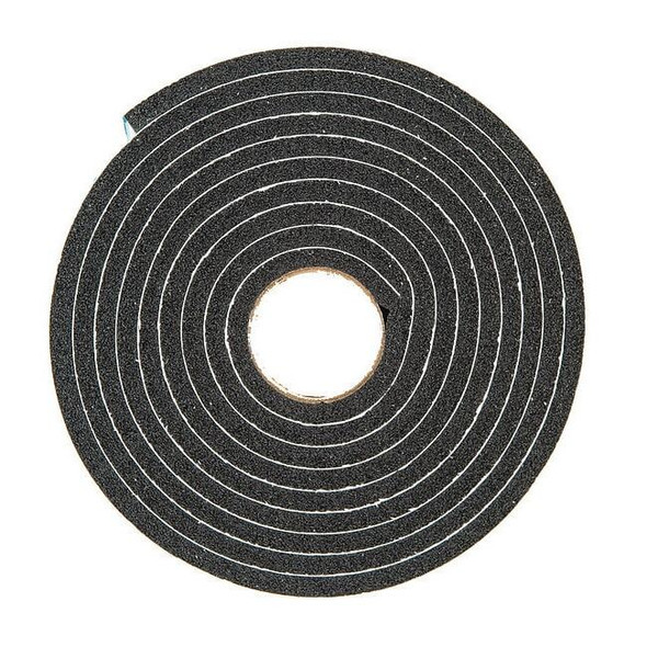 Manufacturer Varies Foam Seal, 10 ft., 1/2 in. W, Black, Rubber 2RRF1
