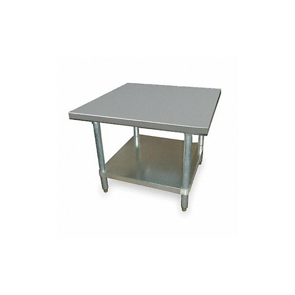 Manufacturer Varies Fixed Work Table,SS,30" W,30" D 2KRE4