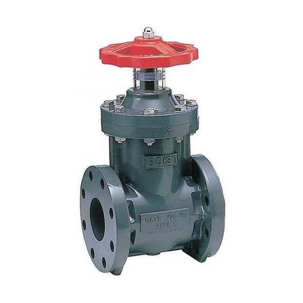 Asahi Gate Valve,3" Pipe Size,Polypropylene 1251030