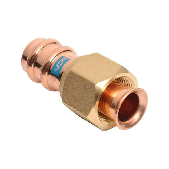 Streamline Fitting, Straight, Copper, Press-Fit 5/8 in, Flared 5/8 in RP15728