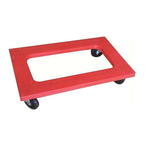 Manufacturer Varies Gen. Purpse Dolly, Flush, 30inLx18inW, Red 35YM01