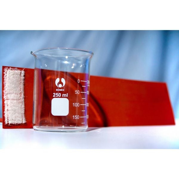 Briskheat Griffin Beaker Heater, Silicone Rubber, 120VAC, 400 mL, 200W GBH0400-1