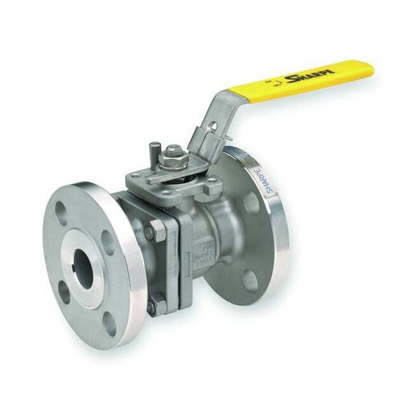 Sharpe Valves 2" Flanged Stainless Steel Ball Valve Inline 4351004700