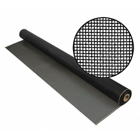Phifer Screen, Roll, 25 ft L, 3 ft W, Charcoal 3032230