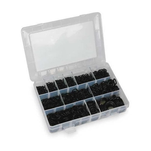 Manufacturer Varies O-Ring Assortment,Buna N,1050 Pcs,12 Szs 1RGZ5