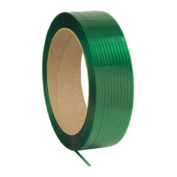 Manufacturer Varies Plastic Strapping, 1,100 lb, Green 33RZ14