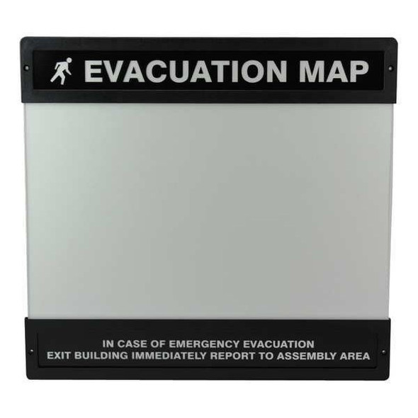 Manufacturer Varies Evacuation Map Holder,11 in. x 17 in. DTA241