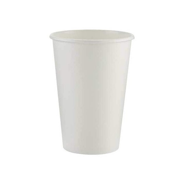 Dixie Disposable Hot cup 16 oz. White, Paper, Pk1000 2346W