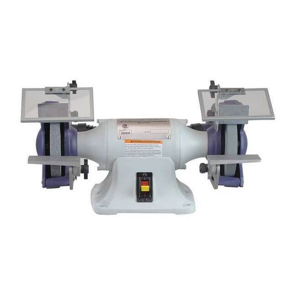 Dayton Bench Grinder, 6 in Max. Wheel Dia, 36/60 Grinding Wheel Grit 38UK59