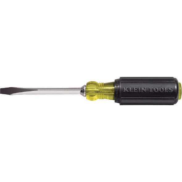 Klein 1/4 In. x 4 In. Square Shank Keystone Slotted Screwdriver 600-4