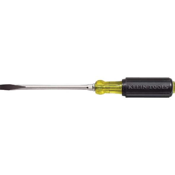 Klein 1/4 In. x 4 In. Round Shank Keystone Slotted Screwdriver 602-4