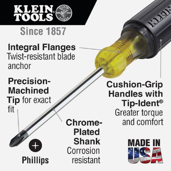 Klein #1 x 3 In. Phillips Screwdriver
