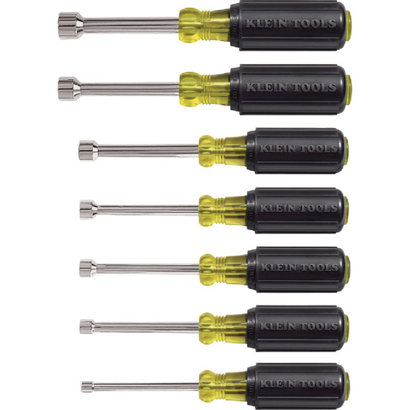 Klein Standard 3 In. Hollow Shaft Nut Driver Set, 7-Piece 631