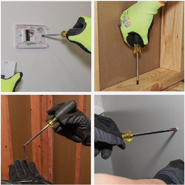 Klein Cushion-Grip Screwdriver Set (7-Piece) 85076 335894