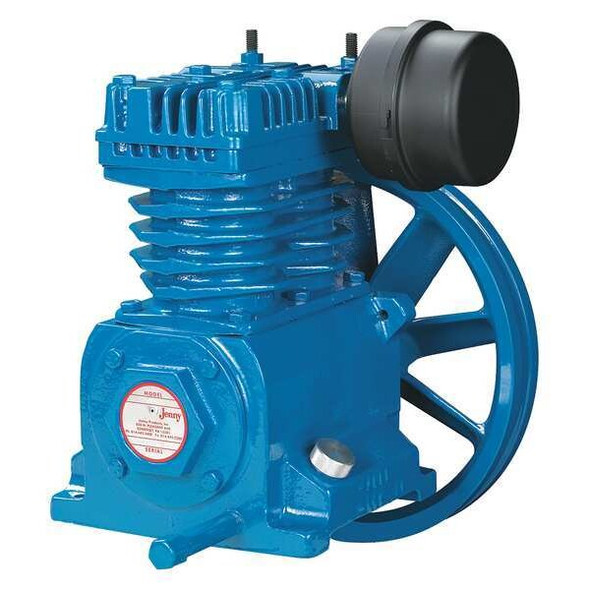 Air Compressor Pump, 1 hp, 2 hp, 1 Stage, 32 fl oz Oil Capacity, 2 Cylinder